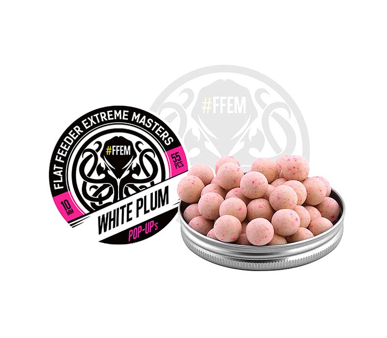 Плавающие бойлы FFEM Pop-Up White Plum (белая слива) — фото 3 — CARPshop