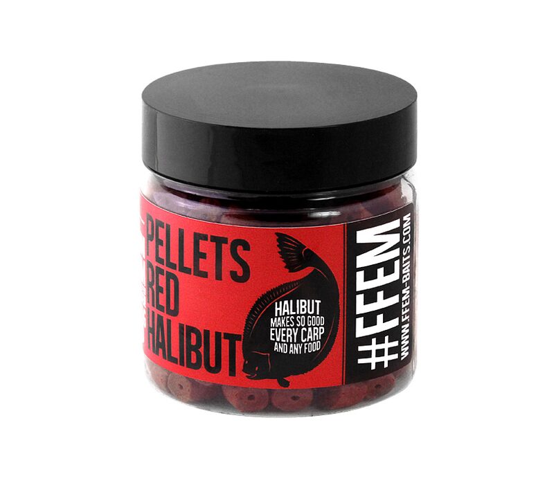 Насадочный пеллетс FFEM Hookbaits Pellets Red Halibut (красный палтус) — фото 2 — CARPshop