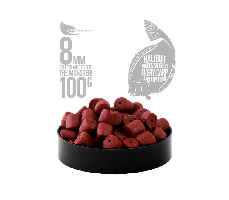 Насадочный пеллетс FFEM Hookbaits Pellets Red Halibut (красный палтус) — фото 3 — CARPshop