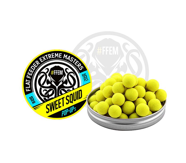Плавающие бойлы FFEM Pop-Up Sweet Squid (сладкий кальмар) — фото 3 — CARPshop