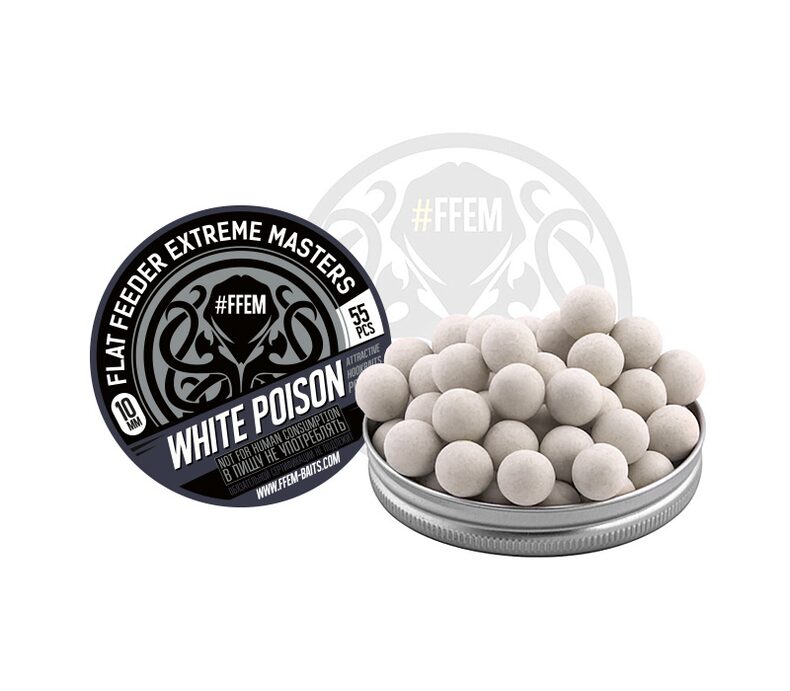 Плавающие бойлы FFEM Pop-Up White Poison (Кальмар и Скопекс) 10mm — фото 2 — CARPshop