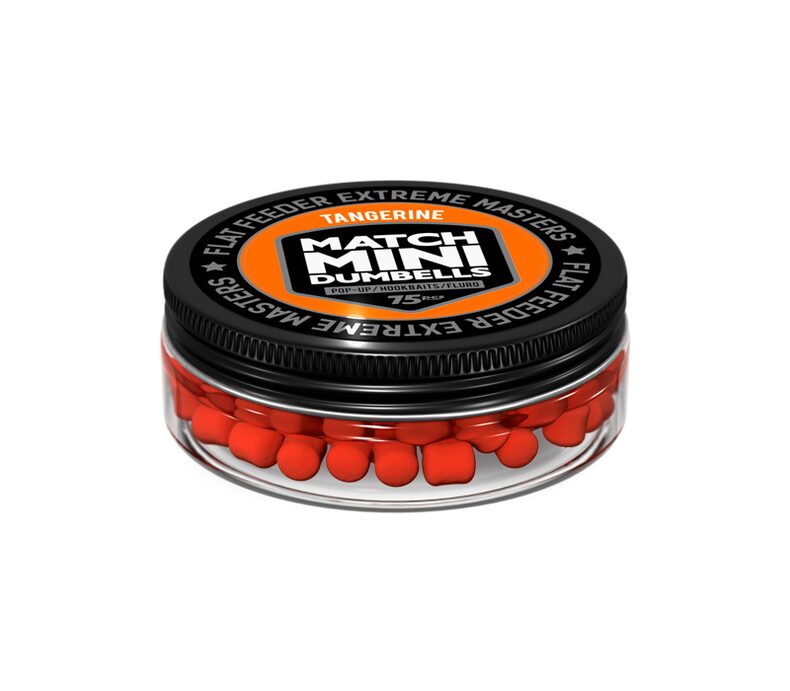 Плавающие мини дамбелсы FFEM Pop-Up Match Mini Tangerine (мандарин) 7x10мм — фото 2 — CARPshop