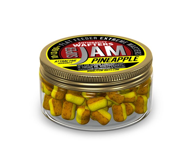 Вафтерсы FFEM Jam Wafters Pineapple для карповой рыбалки — купить в CARPshop