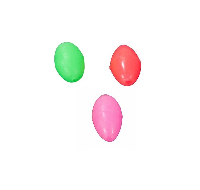 Бусина AQUANTIC® Glow Bead - 7x10mm / Oval - Pink - 10шт. — фото 2 — CARPshop