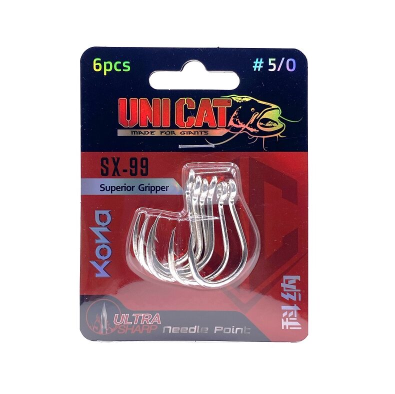 Крючки UNI CAT SX-99 Superior Gripper № 5/0 - 6шт. — фото 2 — CARPshop