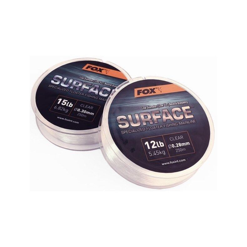 Монолеска FOX Surface Floater Mainline Clear 250m для карпфишинга — купить в CARPshop