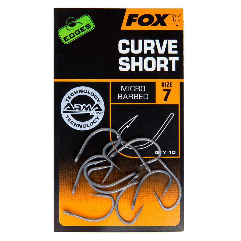 Крючки FOX EDGES Curve Short для карповой рыбалки — карпфишинг, купить в CARPshop