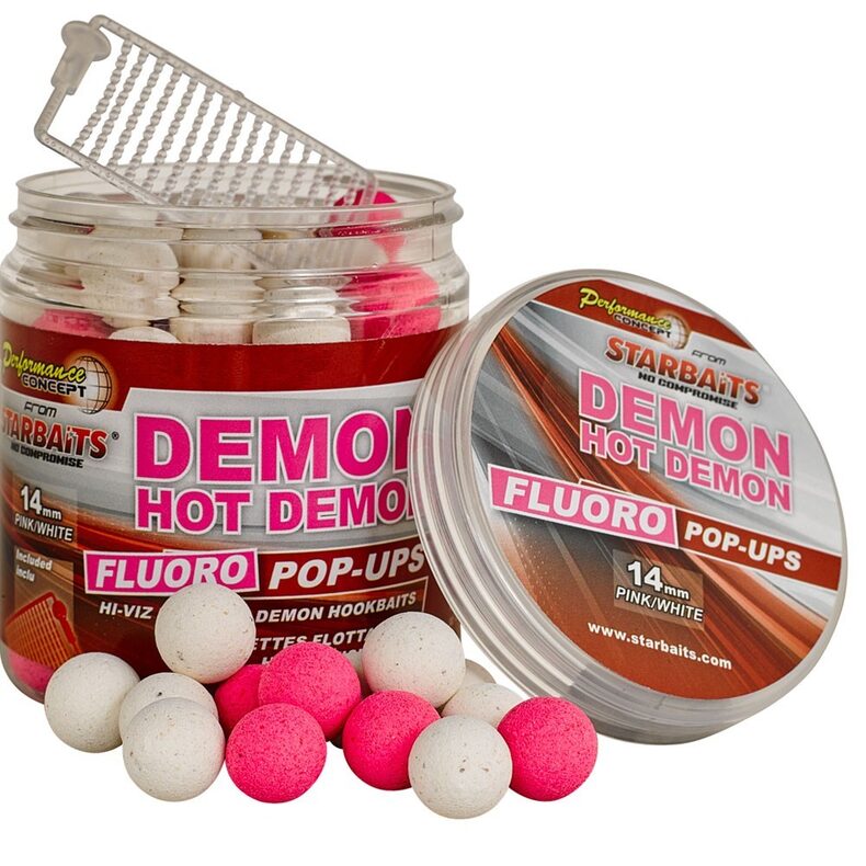 Плавающие бойлы Hot Demon Fluo Pop-ups (острые специи) :: StarBaits