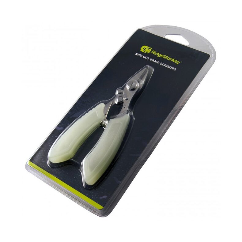 Ножницы универсальные Ridge Monkey Nite-Glo Braid Scissors — фото 6 — CARPshop