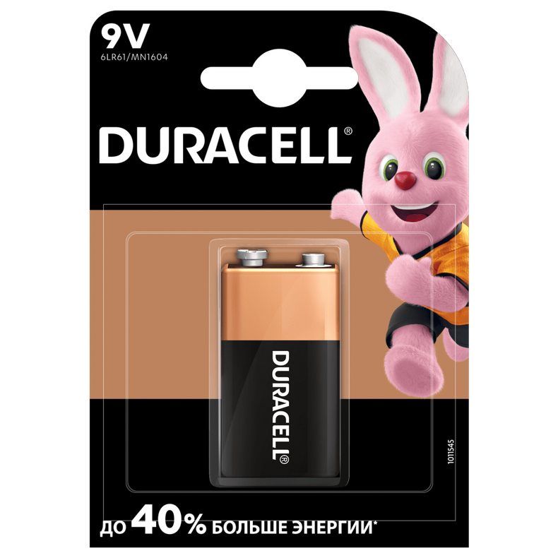 Батарейка Duracell Basic Крона 6LR61 9V для карповых снастей — CARPshop