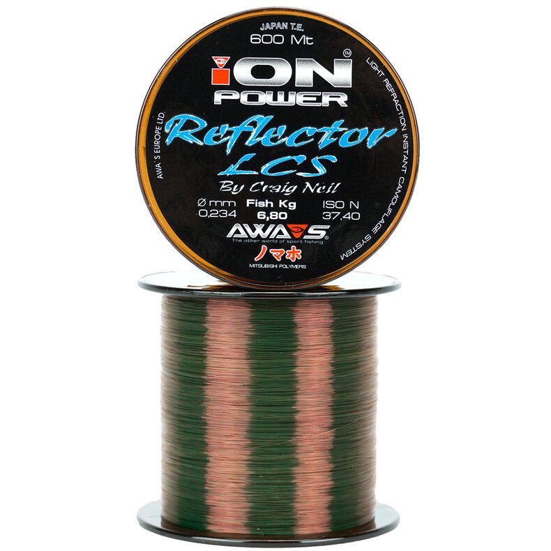 Леска карповая AWA'S ION POWER Reflector LCS 600м для карповых снастей — CARPshop
