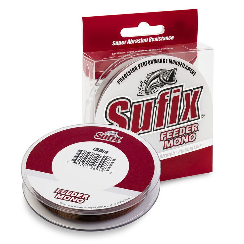 Леска Sufix Feeder Mono красная 150м для карпфишинга — CARPshop