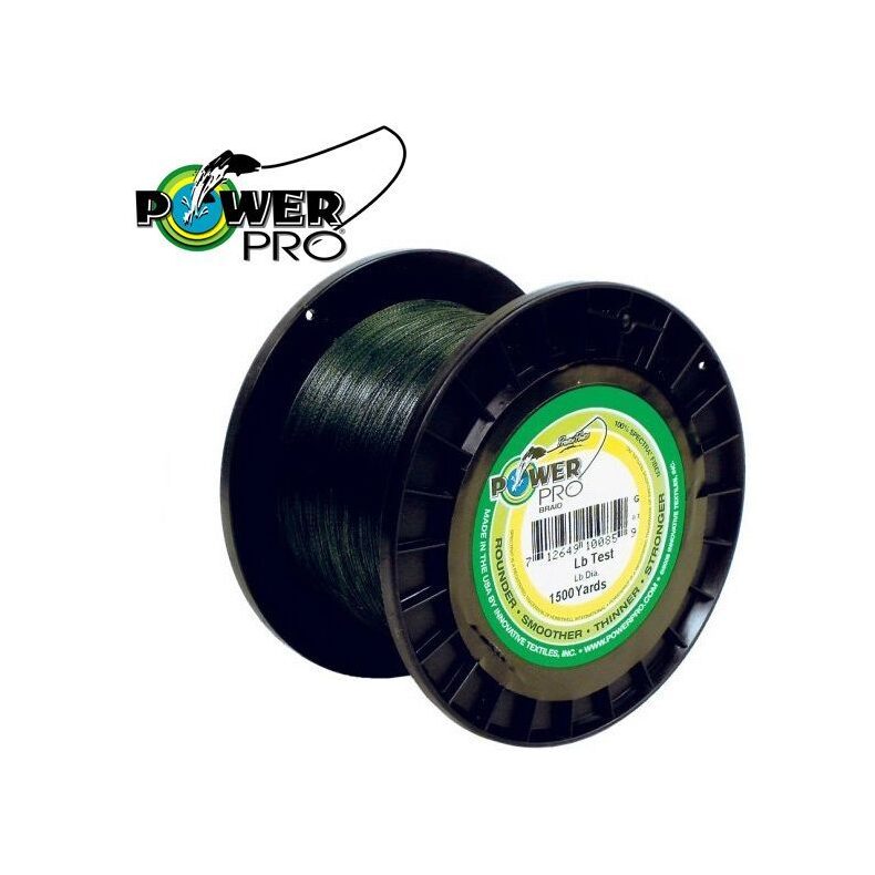 Леска плетёная POWER PRO 1370м зелёная для спиннинговой рыбалки купить в CARPshop