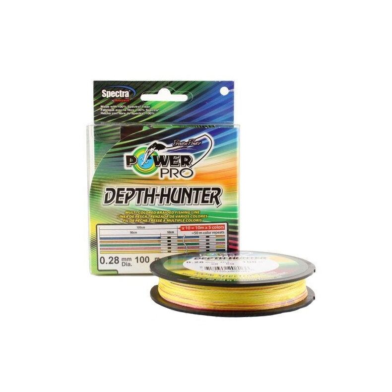 Леска плетёная Power Pro 150м Depth Hunter (Multicolor) 0,06/3кг — фото 3 — CARPshop