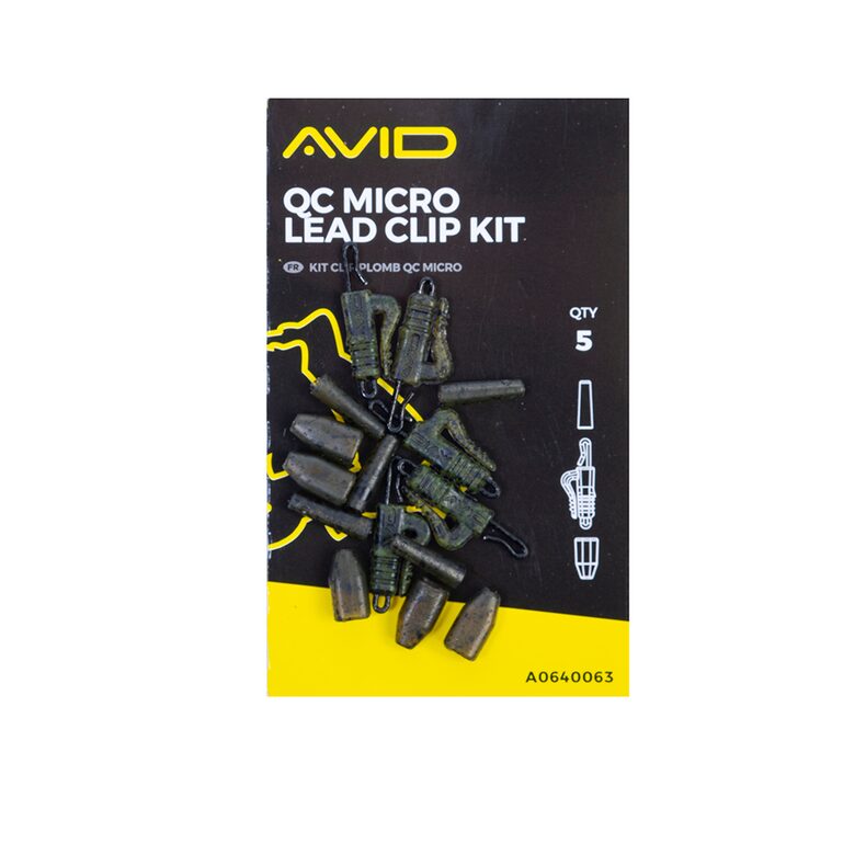 Набор клипс AVID CARP QC Micro Lead Clip Kit — фото 2 — CARPshop