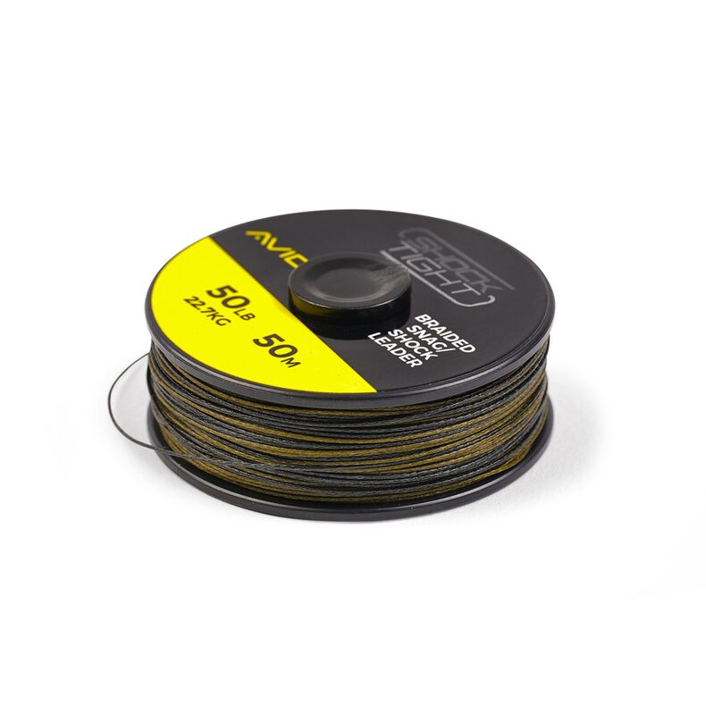 Шок-лидер AVID CARP Shock Tight Braided Leader 50lb — фото 2 — CARPshop