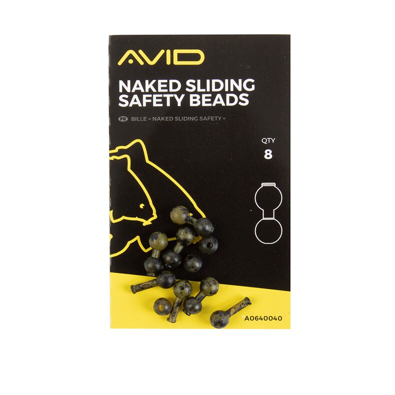 Скользящие бусины AVID CARP Naked Safety Beads, карповые снасти — купить в CARPshop