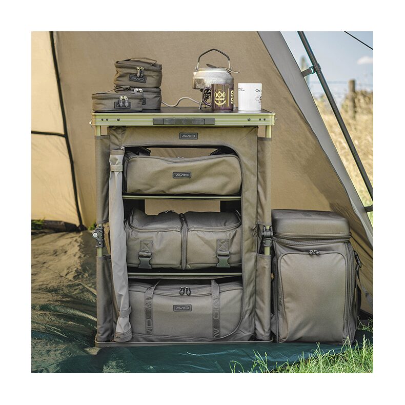 Складная тумбочка для кухни AVID CARP Quick-Up Session Organiser — фото 5 — CARPshop
