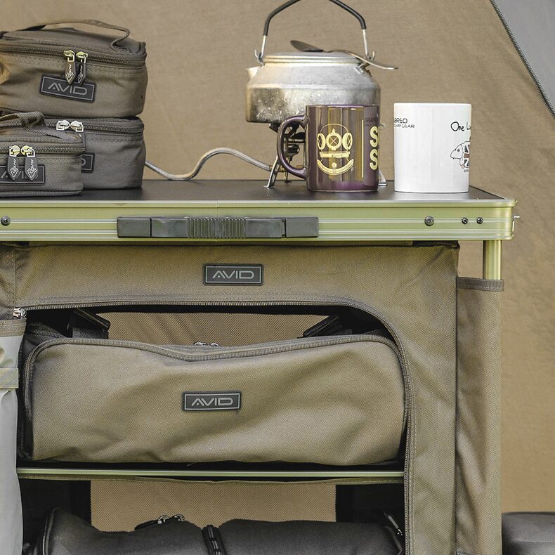 Складная тумбочка для кухни AVID CARP Quick-Up Session Organiser — фото 7 — CARPshop