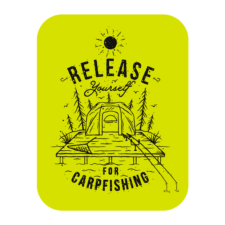 Стикер Carptoday Release Yourself зеленый для карпфишинга — CARPshop