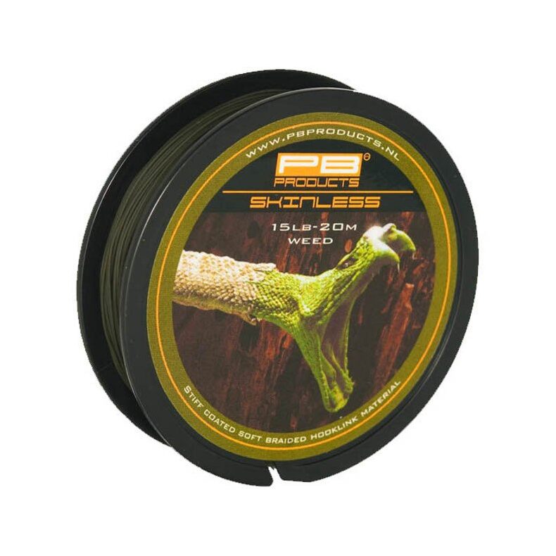 Поводковый материал в оболочке PB Products SKINLESS 20m для ловли карпа — купить в CARPshop