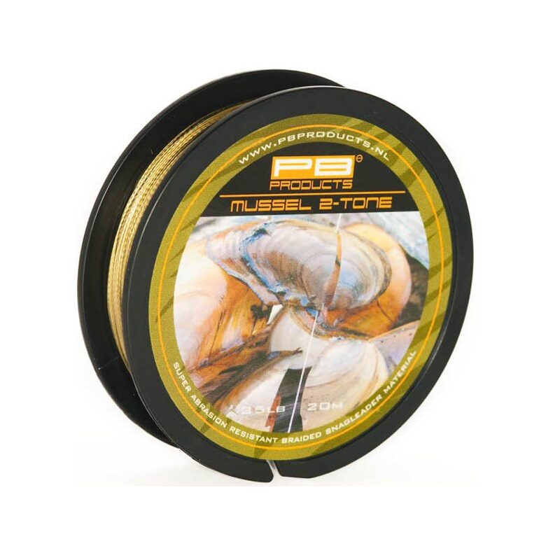 Снаг-лидер плетеный PB Products MUSSEL 2 TONE 20m карпфишинг — CARPshop