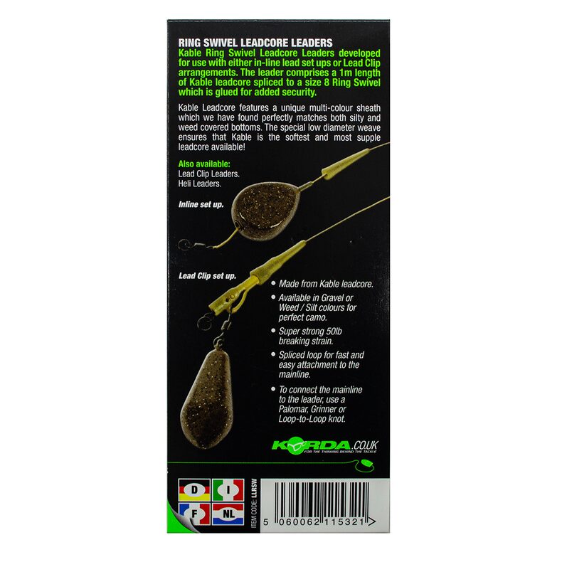 Поводок Korda Leadcore Ring Swivel — фото 8 — CARPshop