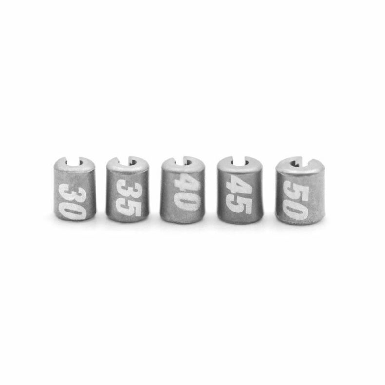 Утяжелители вертлюжков вольфрамовые KORDA Dark Matter Swivel Balancing Weights — фото 4 — CARPshop