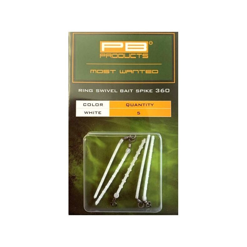 Крепление для насадок с вертлюгом PB Products Ring Swivel Bait Spike 360, карпфишинг — CARPshop