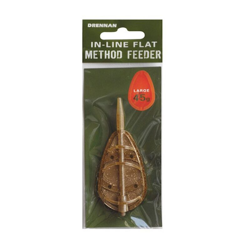 DRENNAN кормушка фидерная In-Line Flat Method Feeder Large 35g для фидерной рыбалки купить в CARPshop