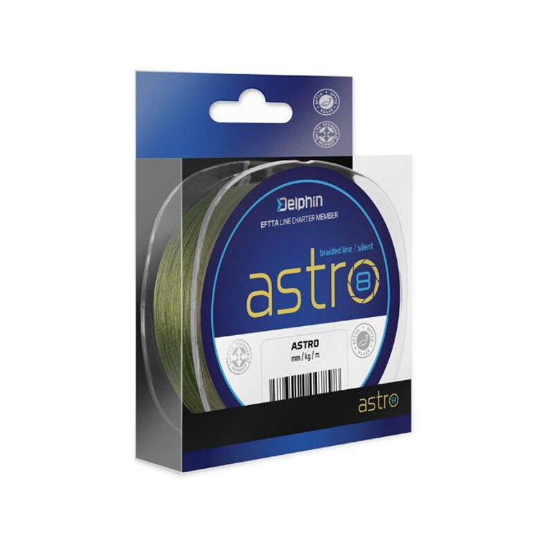 Леска плетеная DELPHIN ASTRO 8 PE Sinking Braided Line для карпфишинга — купить в CARPshop