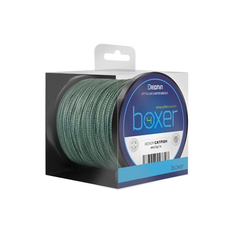 Леска плетеная DELPHIN BOXER Green, шнур для ловли карпа — купить в CARPshop