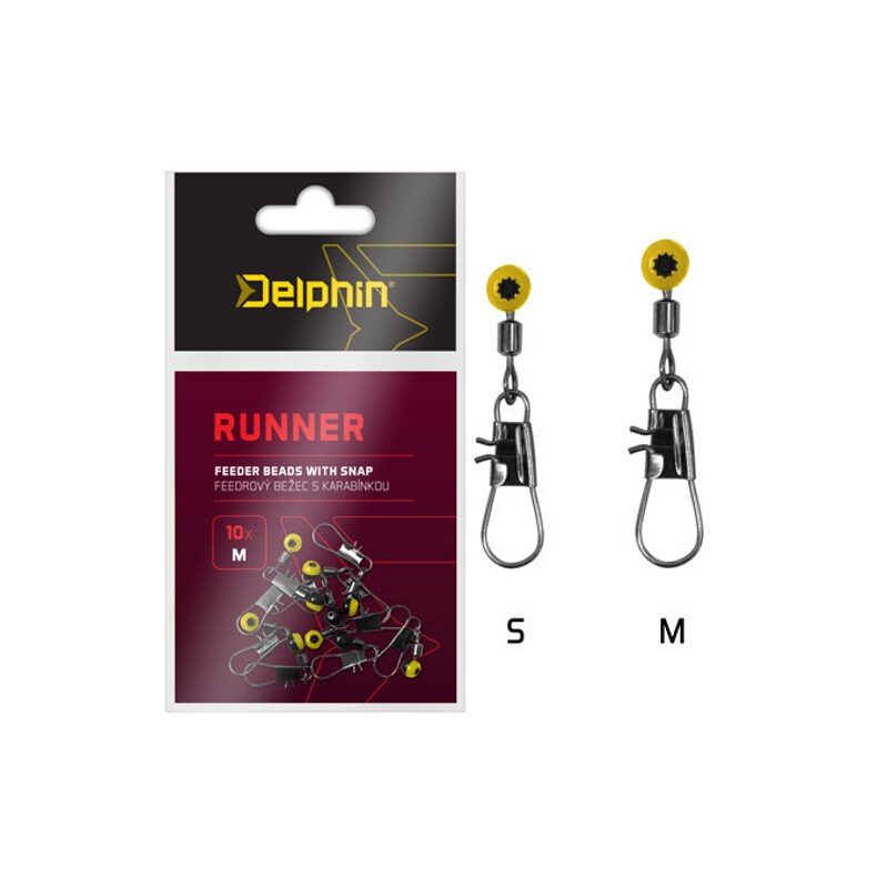 Бусина скользящая DELPHIN RUNNER Feeder Runner для фидерной рыбалки — CARPshop