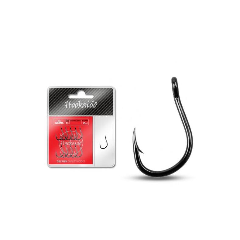 Крючки DELPHIN HOOKAIDO 4xISEAMA Hooks для ловли карпа — купить в CARPshop