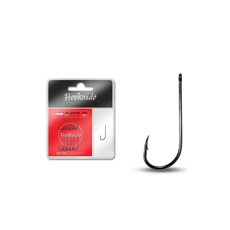 Крючки DELPHIN HOOKAIDO LONGER Hooks для карповой рыбалки — купить в CARPshop