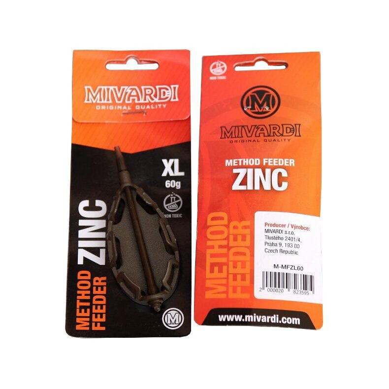 Кормушка фидерная MIVARDI ZINC Method Feeder — фото 2 — CARPshop