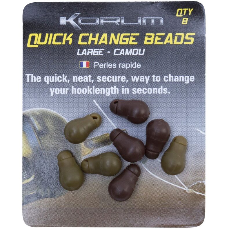 KORUM бусина с коннектором Quick Change Beads Standard Camou — карповые снасти, купить в CARPshop