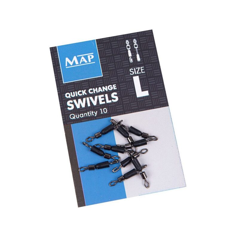 MAP Вертлюг с застежкой Quick Change Swivel Large для карпфишинга — купить в CARPshop