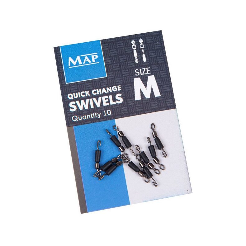 MAP Вертлюг с застежкой Quick Change Swivel Medium, карповые снасти — купить в CARPshop