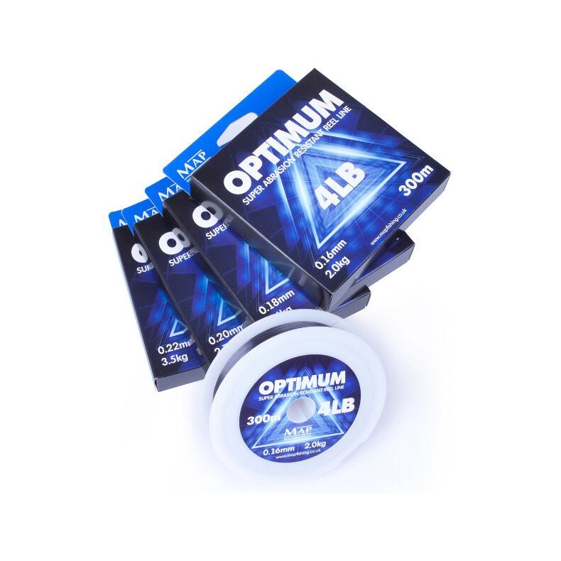 MAP Леска OPTIMUM Reel Line 300m 0.18mm для карпфишинга — купить в CARPshop