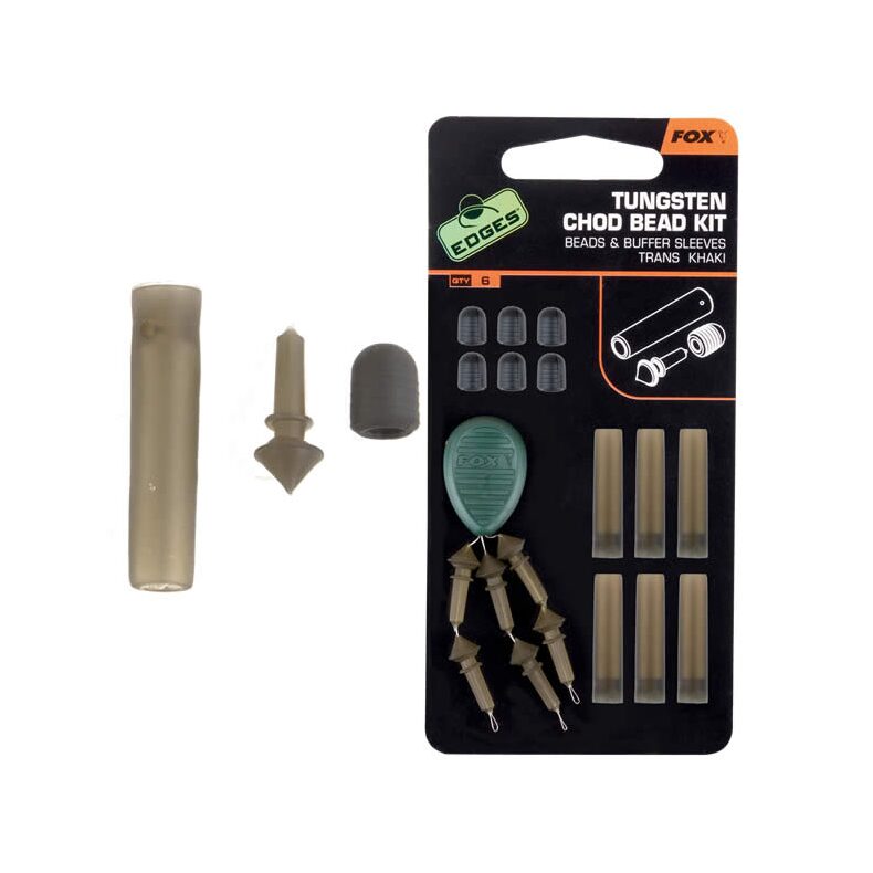 Набор для оснастки Чод риг FOX EDGES Tungsten Chod Bead Kit, карповые снасти — купить в CARPshop