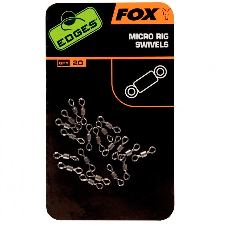 Микро вертлюги FOX EDGES Micro Rig Swivels для карповой рыбалки — купить в CARPshop