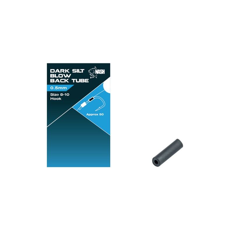 Готовые силиконовые трубки NASH Blow Back Tube Dark Silt — фото 2 — CARPshop