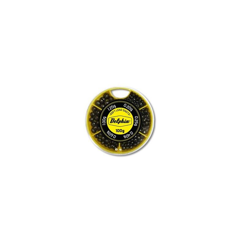 Набор грузил DELPHIN Soft Lead Shots (желтая коробка) — фото 2 — CARPshop