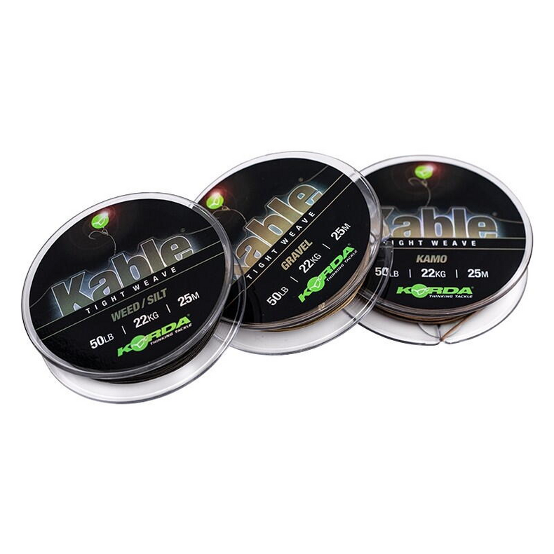 Лидкор KORDA Kable Tight Weave 25м — карповые снасти для оснасток, купить в CARPshop