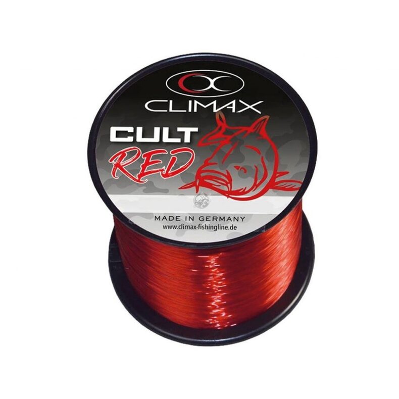 Леска CLIMAX CULT Carpline красная для карпфишинга — карповые снасти, купить в CARPshop