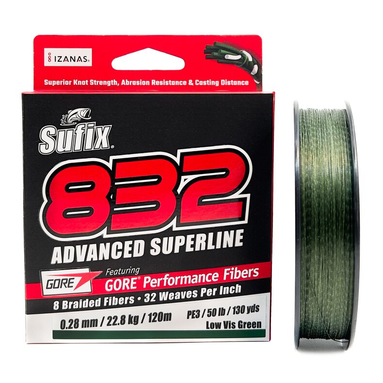 Тонущий плетёный шок лидер Sufix 832 Braid карповые снасти — CARPshop