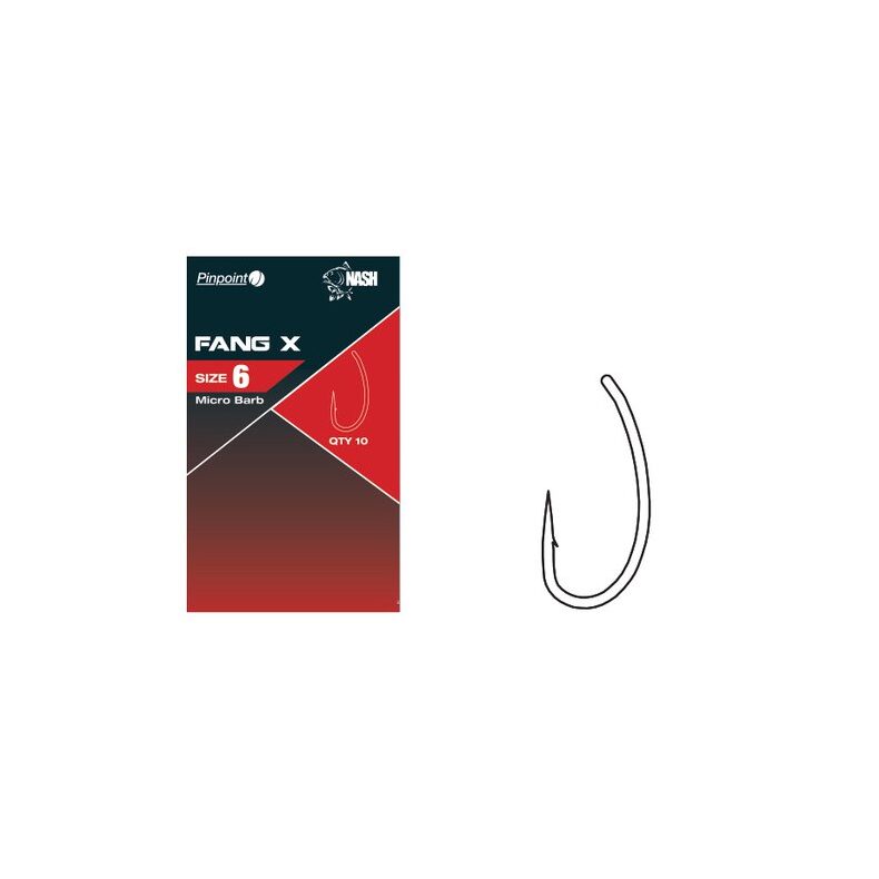 Крючки NASH Fang X для карпфишинга купить в CARPshop