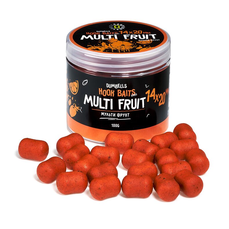Дамбелсы насадочные Carptoday Baits Multi Fruit (Мульти Фрукт) 14х20мм для ловли карпа — купить в CARPshop