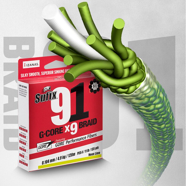 Леска плетеная SUFIX 91 BRAID — фото 2 — CARPshop
